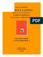 Vocabulario Familia Romana