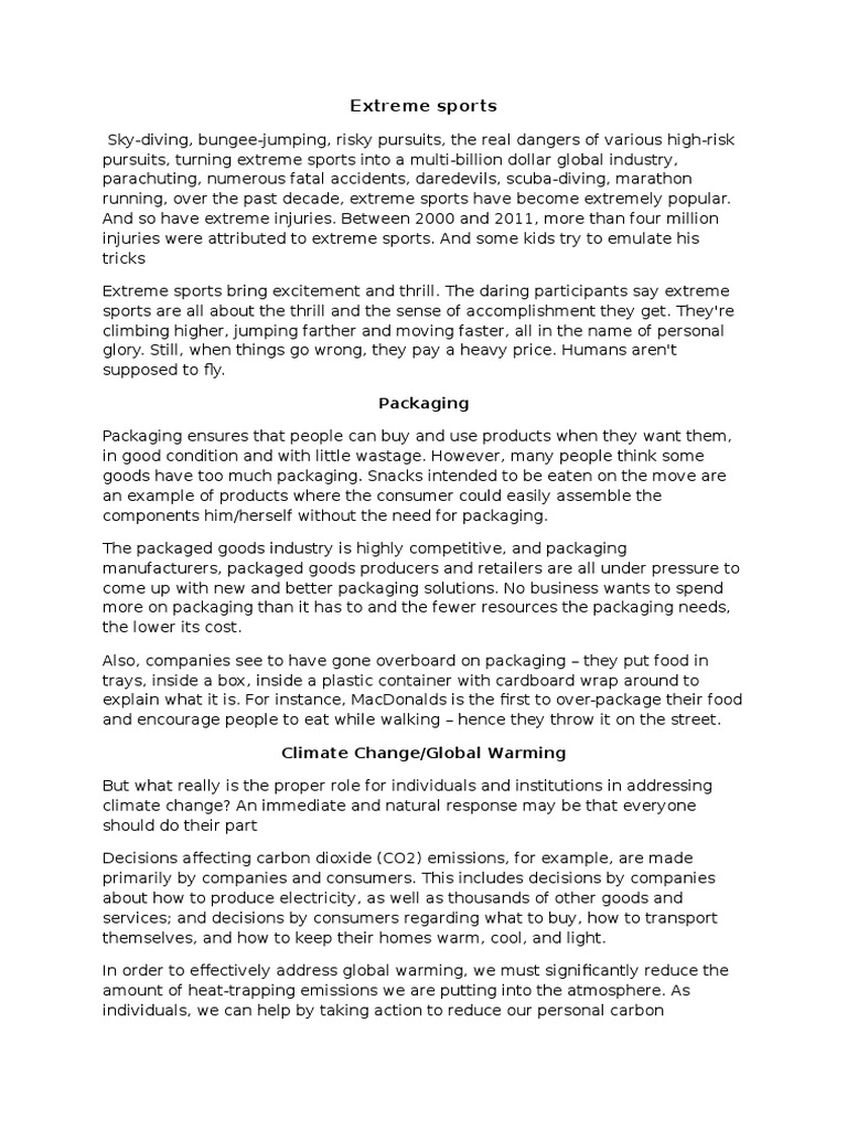 Particulate Essays