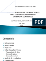 Generador de trayectorias y controlador no lineal para embarcaciones marinas