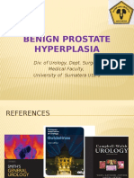Benign Prostate Hyperplasia: Div. of Urology, Dept. Surgery Medical Faculty, University of Sumatera Utara