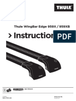 Instructions: Thule Wingbar Edge 959X / 959Xb