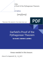 garfield proof of pythagorean theorem 