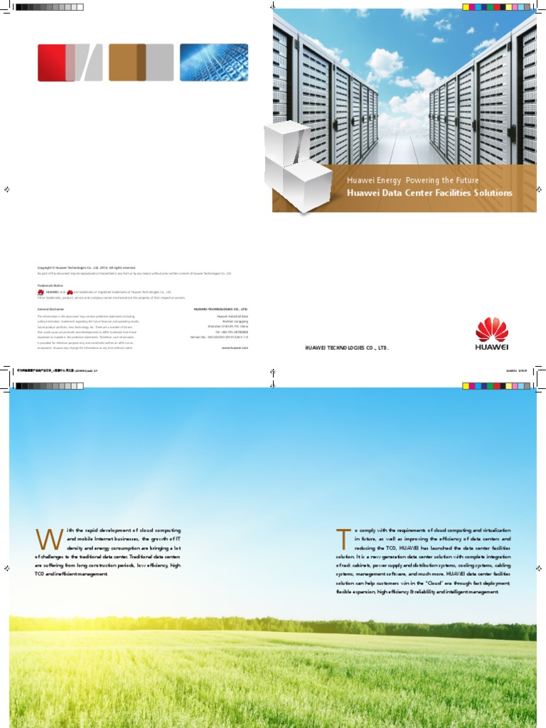Huawei Data Center Facilities Product Catalogue (For Print) 01 ...