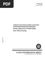 Download AGMA 917-B97 Design Manual for Parallel Shaft Fine-pitch Gearing by simonecastagnetti SN314925231 doc pdf