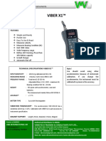 Vibrotech Viber X1 Catalogue