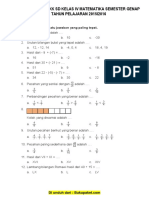 Soal Ukk Matematika Kelas 4 SD