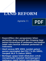 Land Reform: Agraria 11