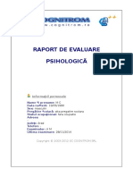 Raport Psihologic Subiect - M C