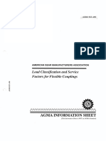 AGMA 922-A96 - Load Classification and Service Factors for Flexible Coupling-2