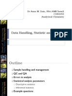 CDB 3093 Data Handling, Statistic and Errors