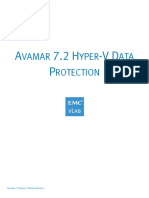 Avamar 7.2 Hyper-V Data Protection