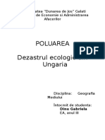 Proiect Dezastrul Ecologic Din Ungaria
