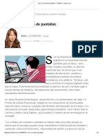 Leer en Un Mundo de Pantallas - 17.05.2013 - Lanacion