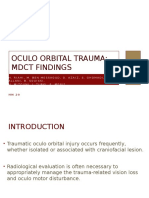 Oculo Orbital Trauma: MDCT Findings