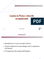 Sbocchi Occupazionali Infn Padova