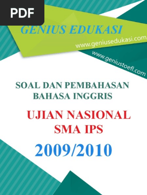Soal Dan Pembahasan Un Bahasa Inggris Sma Ips 2009 2010