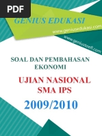 Download Soal Dan Pembahasan UN Ekonomi SMA IPS 2009-2010 by Genius Edukasi SN314961067 doc pdf