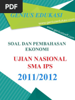 Download Soal Dan Pembahasan UN Ekonomi SMA IPS 2011-2012 by Genius Edukasi SN314961103 doc pdf