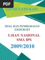 Download Soal Dan Pembahasan UN Geografi SMA IPS 2009-2010 by Genius Edukasi SN314961133 doc pdf