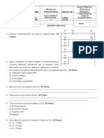 Examen Parcial de Control Logico Programable