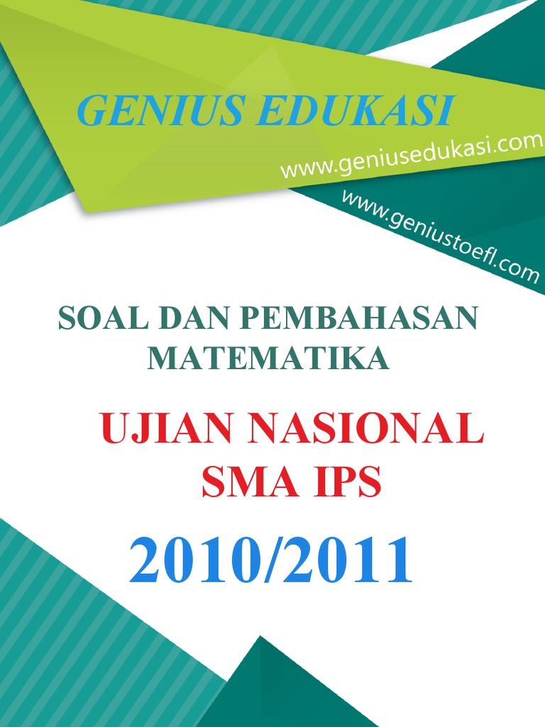Soal Dan Pembahasan Un Matematika Sma Ips 2010 2011