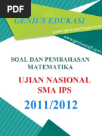 Download Soal Dan Pembahasan UN Matematika SMA IPS 2011-2012 by Genius Edukasi SN314961261 doc pdf