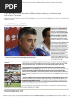 Com Dúvidas No Time, Alexandre Gallo Sinaliza Mudanças No Náutico Para Enfrentar o Paysandu - Superesportes