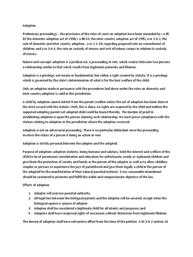 Adoption definition essay image