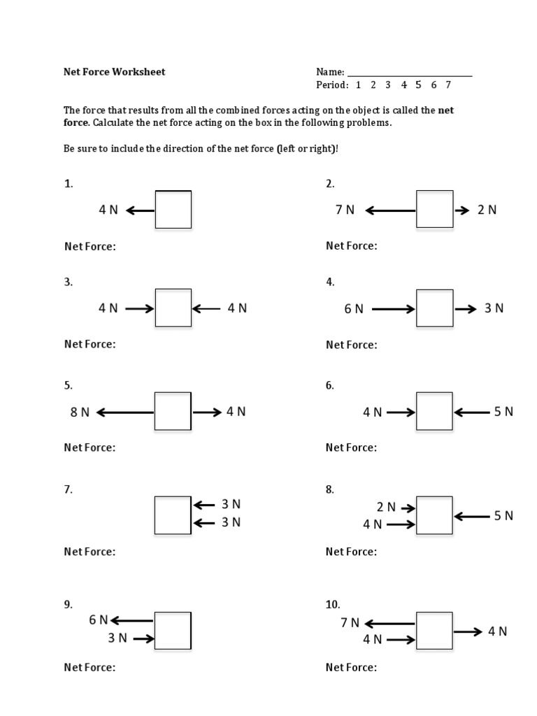 net-force-worksheet-pdf