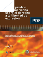 Marco Juridico Interamericano Del Derecho a La Libertad de Expresion