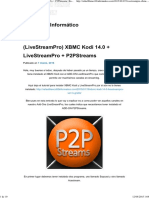 (LiveStreamPro) XBMC Kodi 14.0 + LiveStreamPro + P2PStreams - Rafael Blanco Informático