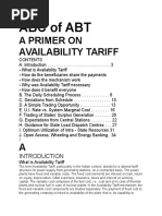 A Primer On Availability Tariff: Abc of Abt