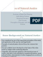 Principle of Natural Justice - Chapter 9