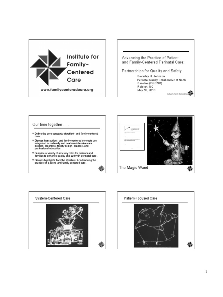 PQCNC PFCC Handout 6 | PDF | Health Care | Neonatal Intensive Care Unit