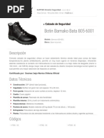 Ficha Producto Botin Bamako Bata 805 6001 47891 PDF