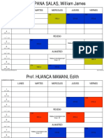 Horario Escolar - Siagie Revisar Urgente