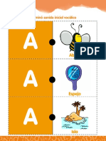 Dominó de vocales iniciales