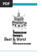 TN Forum Names Best and Worst Legislators of 2016