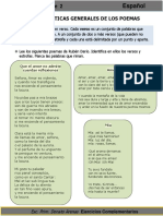 3er Grado - Español - Características de Los Poemas