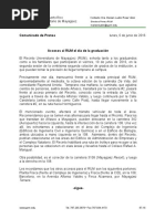 Download Comunicado-Acceso Al RUM Da de Graduacin by Prensa Rum SN314992486 doc pdf
