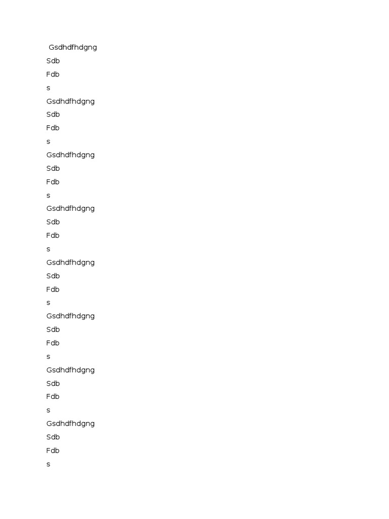 Random Text Pattern | PDF