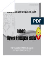 Unidad 2 El Proceso de Investigacion Cientifica