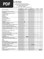 Carta Gantt Ingles