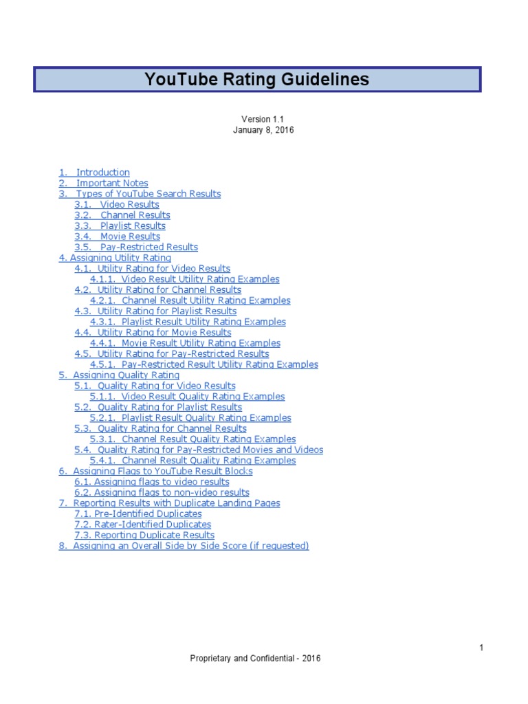 YouTubeGuidelines PDF | PDF | You Tube | Information Retrieval