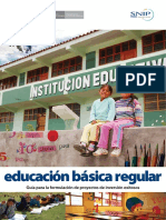 GUIA SNIP EDUCACION BASICA