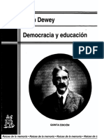 Dewey, John - Democracia y Educación