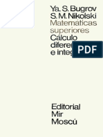 Cálculo Diferencial e Integral (Matemáticas Superiores) - Bugrov y Nikolski (Tomo II)