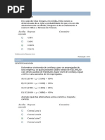 Prova Objetiva Estatística Aplicada 2