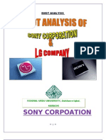 SWOT ANALYSIS Between Two Great Competitors. SONY CORPORATION vs. L.G Company