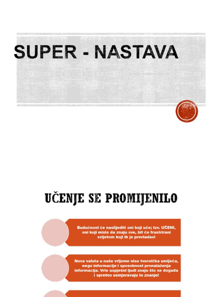 3.super Nastava | PDF